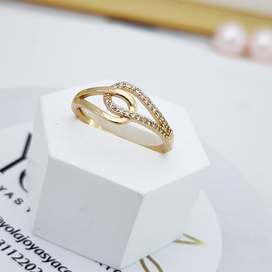 Anillo oro laminado