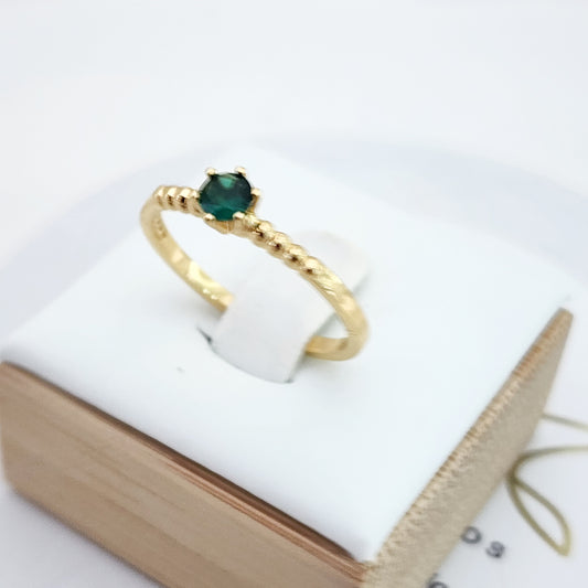Anillo oro laminado
