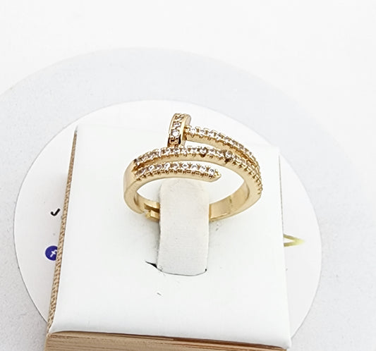 Anillo oro laminado