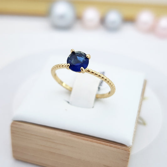Anillo oro laminado