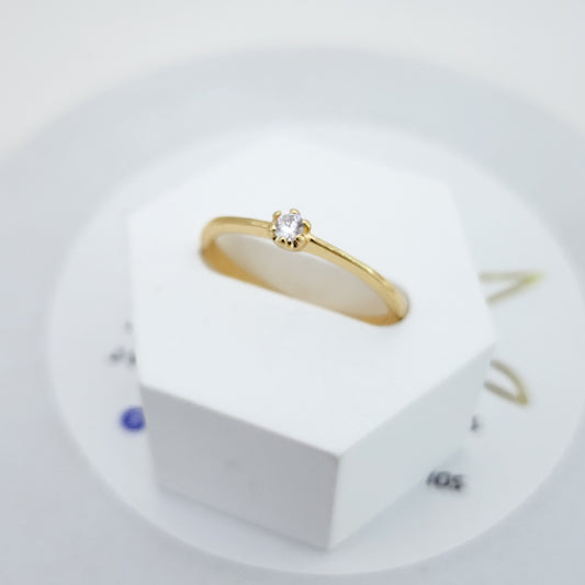 Anillo oro laminado