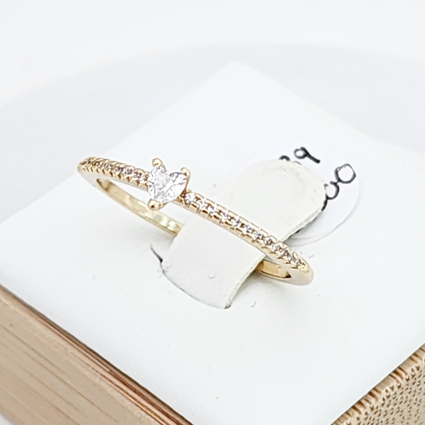 Anillo oro laminado