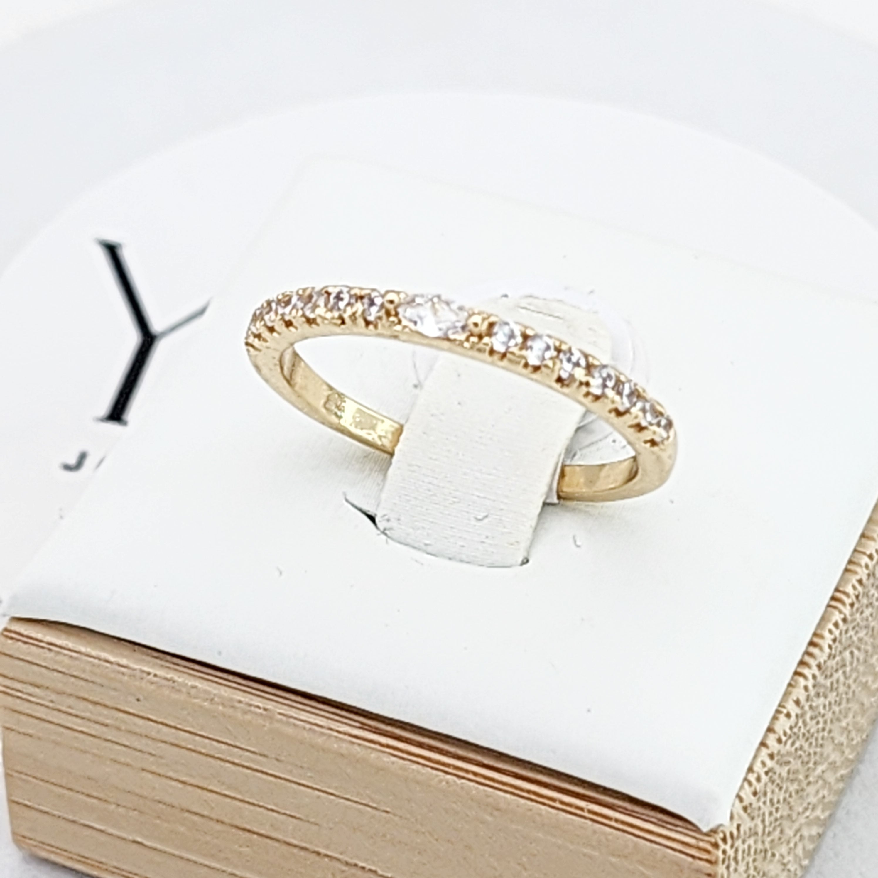 Anillo oro laminado