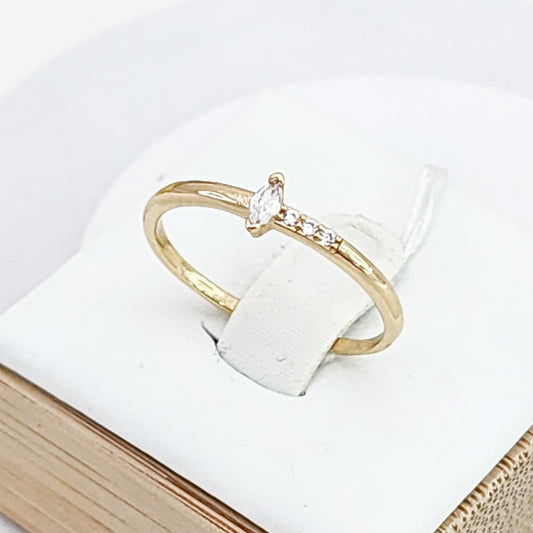 Anillo oro laminado