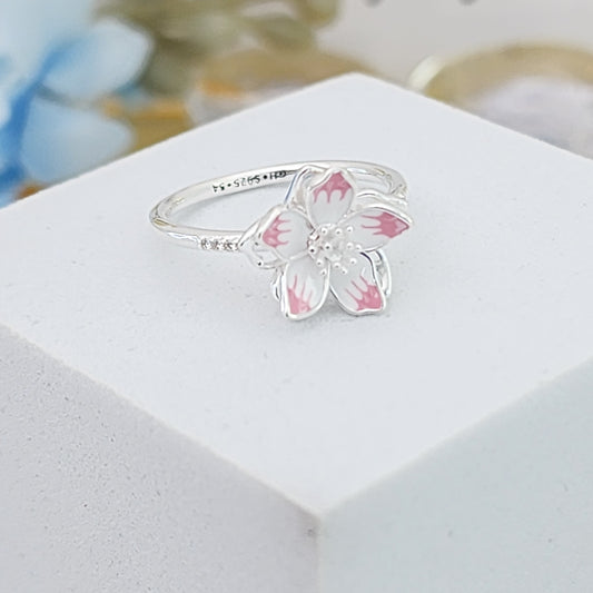 Anillo flor cerezo