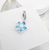 Charm Flor Loto Azul