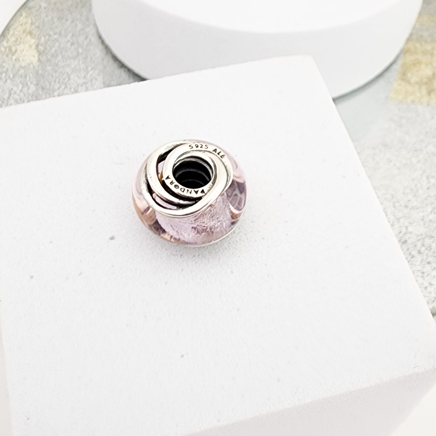 Charm Murano Rosa