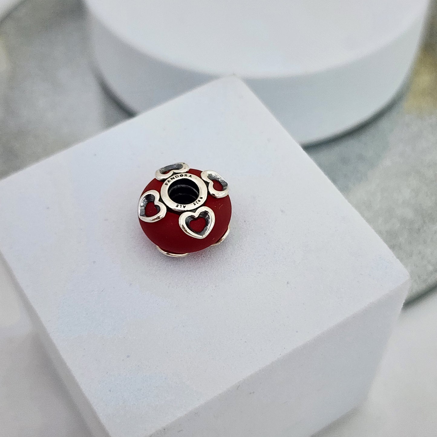 Charm Corazones Murano