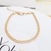 Pulsera Oro Laminado Cubano