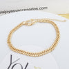 Pulsera Oro Laminado Cubano