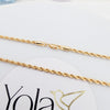 Cadena Oro Laminado Cordón
