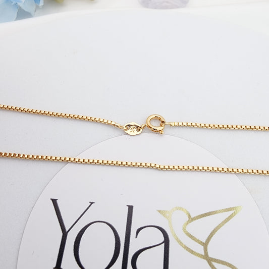 Cadena Oro Laminado Veneciano