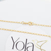 Cadena Oro Laminado Escalera