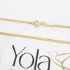 Cadena Oro Laminado Cubano