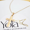 Collar Oro Laminado Cruz
