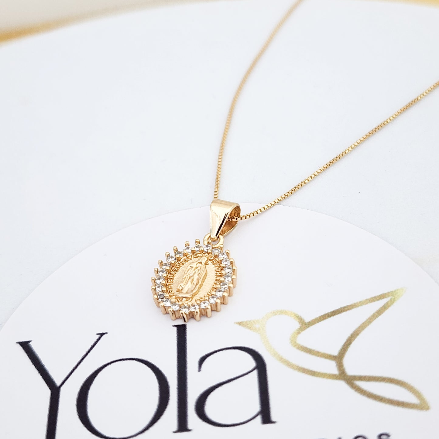 Collar Oro Laminado San Benito