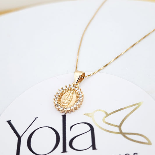 Collar Oro Laminado San Benito