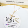 Collar Oro Laminado Cruz