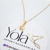 Collar  Oro Laminado Cristal