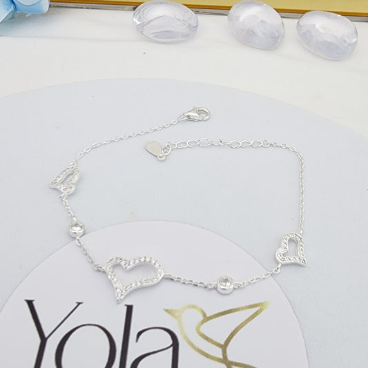 Pulsera Corazones