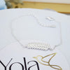 Pulsera Hoja Cristal