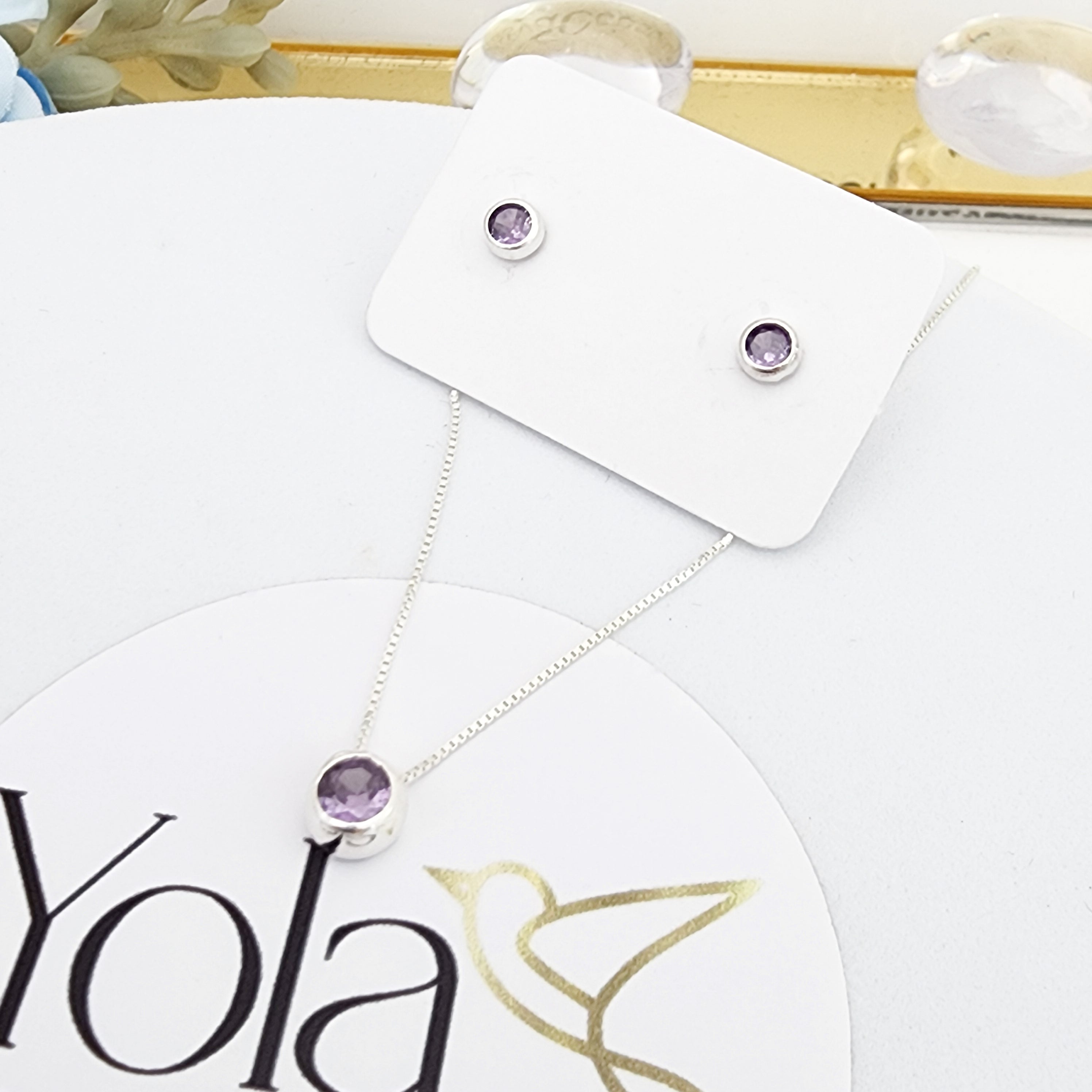 Juego Cristal Morado