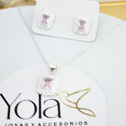 Juego Cristal Rosa