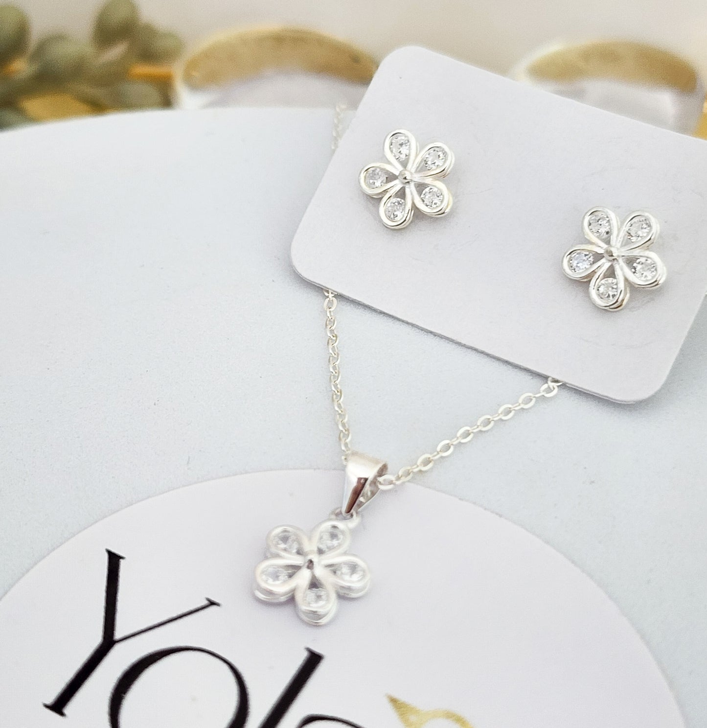 Juego Flor Cristal