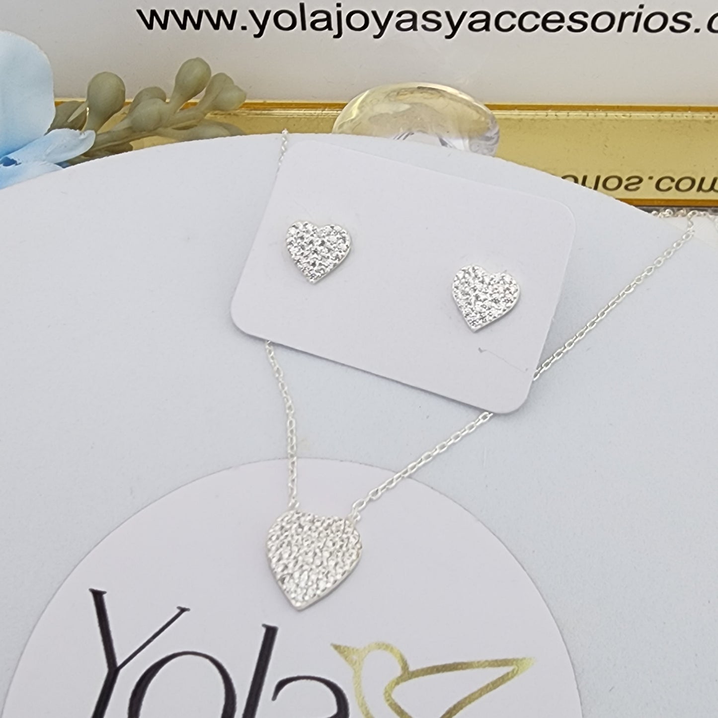 Juego Corazón Cristal
