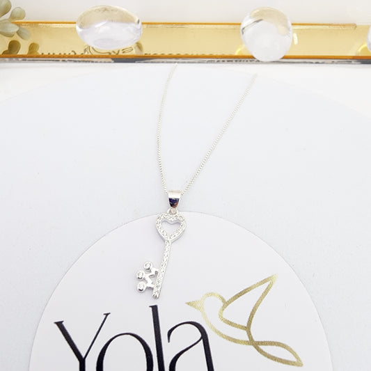 Collar Llave Corazón