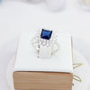 Anillo Cristal Azul