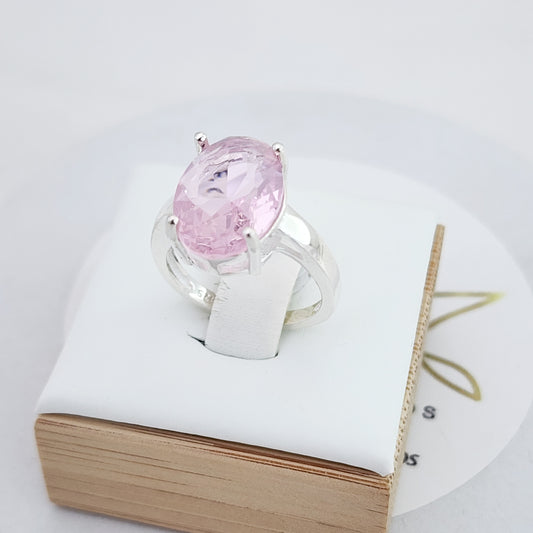 Anillo Cristal Rosa