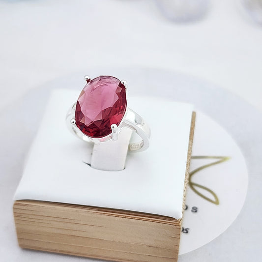 Anillo Cristal Rojo