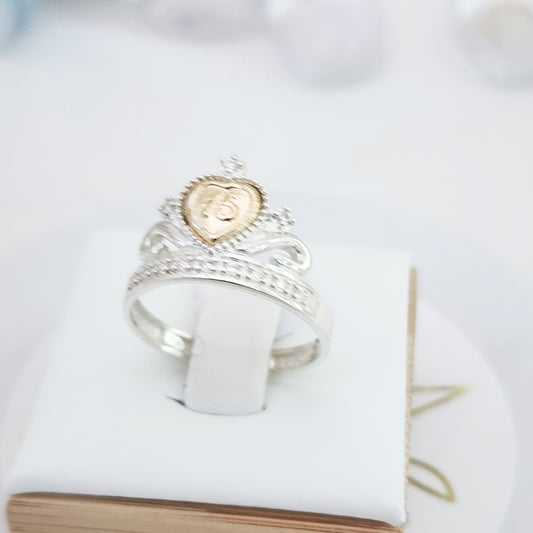 Anillo Corona Quinces