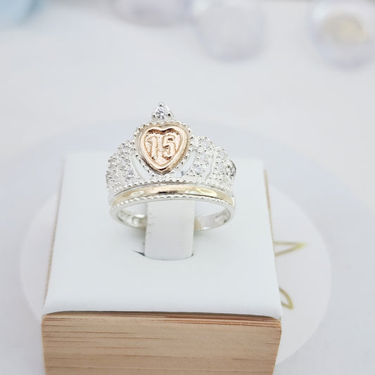 Anillo Corona Quinces