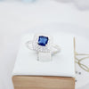Anillo Cristal Azul