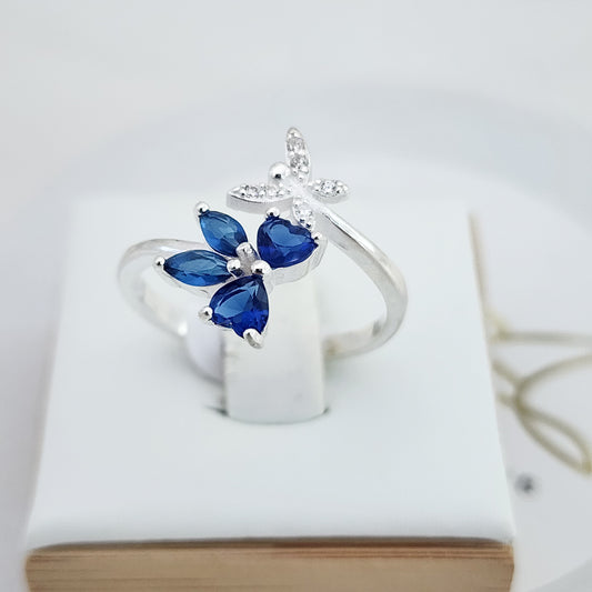 Anillo Mariposa Azul