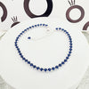 Pulsera tennis azul