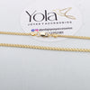 Collar oro laminado china