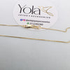 Collar oro laminado veneciana
