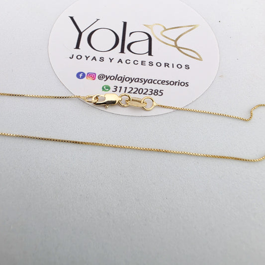 Collar oro laminado veneciana