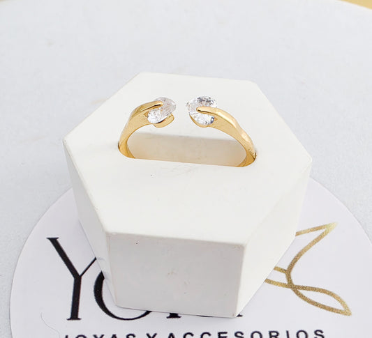 Anillo oro laminado