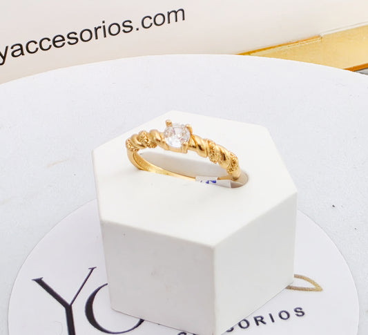 Anillo oro laminado