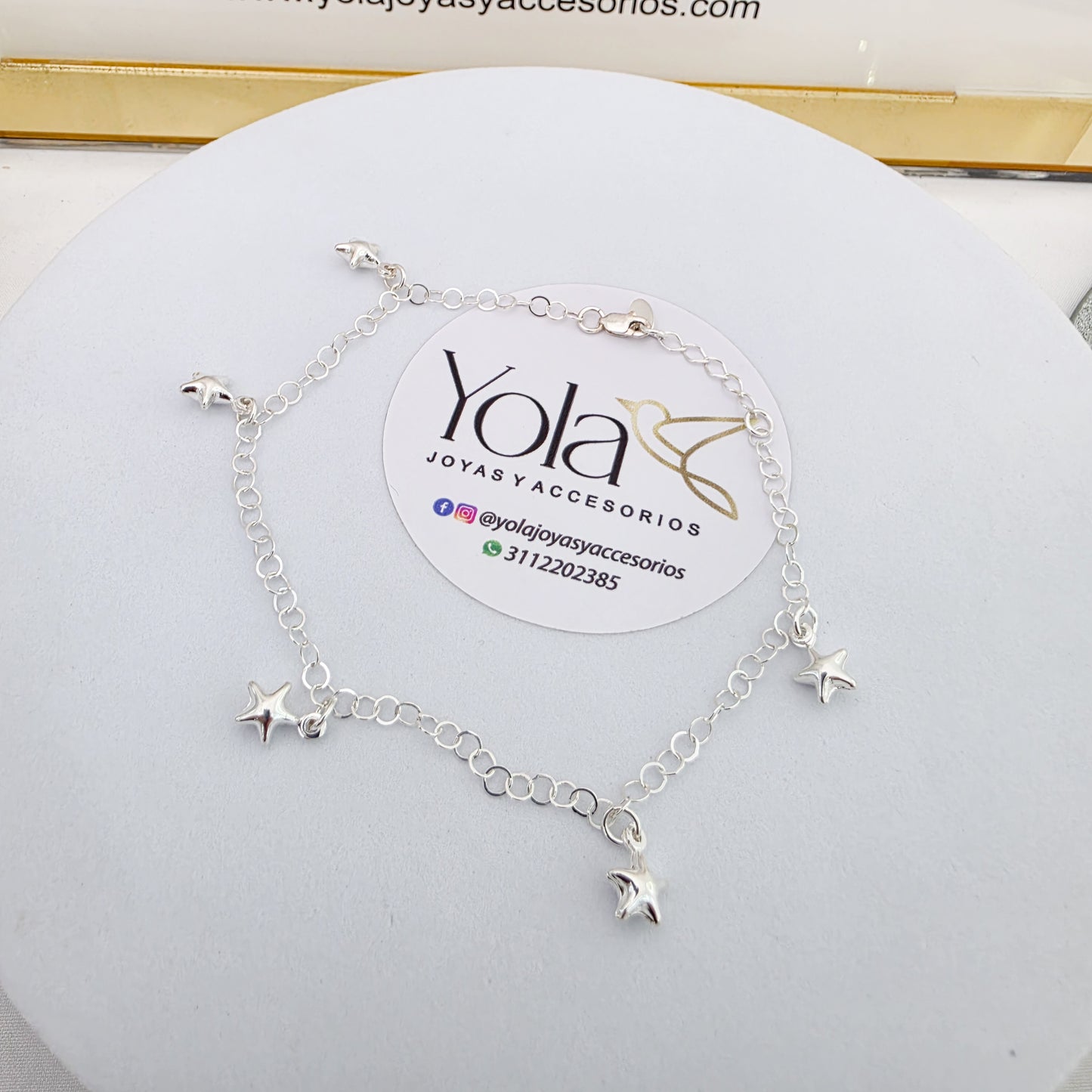 Tobillera estrellas
