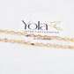 Collar oro laminado granito gucc
