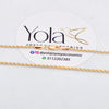Collar oro laminado cordon