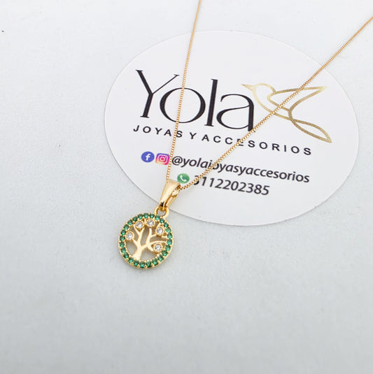 collar arbol familia