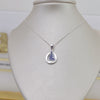 Collar corazon azul
