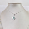 Collar corazon verde