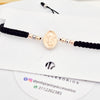 Pulsera Tejida oro laminado San Miguel